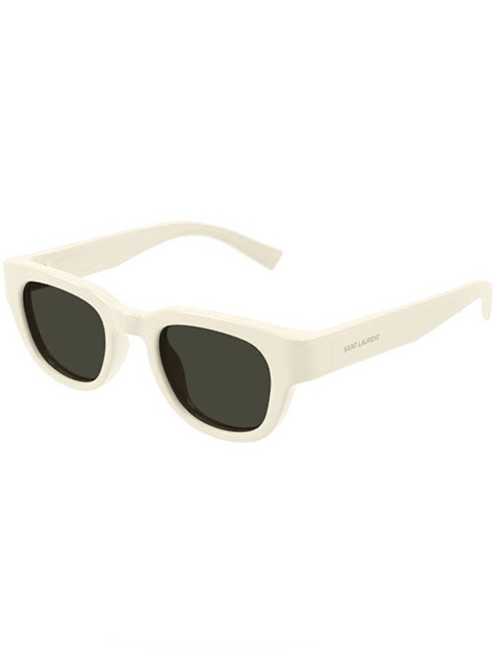 NEW SAINT LAURENT SL 675 Logo Unisex Sunglasses White